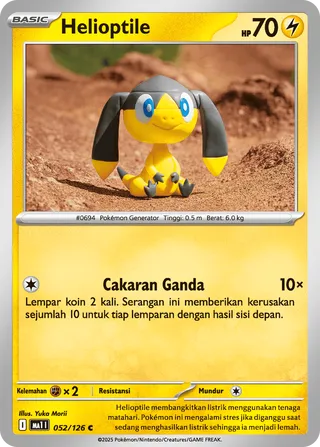 Helioptile (Mega Evolution 052/126)
