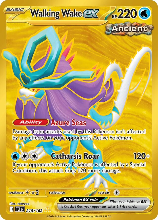 Walking Wakeex Temporal Forces 215/162 Hyper Rare