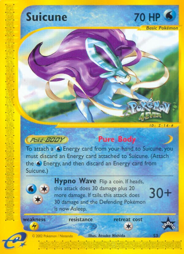 Suicune [Pokémon 4Ever] Wizards Black Star Promos 53 PROMO