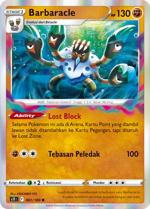 Barbaracle (Lost Abyss 061/100)