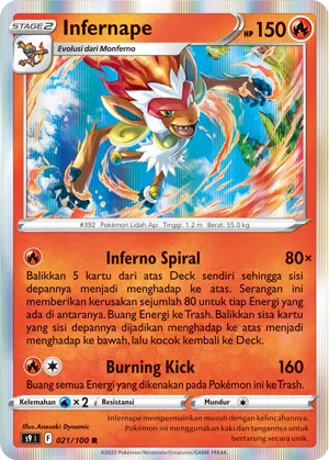 Infernape (Star Birth 021/100)