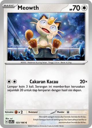 Meowth (Stellar Guidance 123/166)