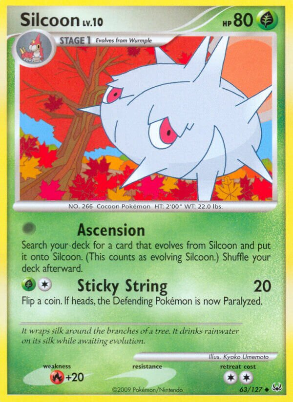 Silcoon Platinum 63 127 TCG Collector