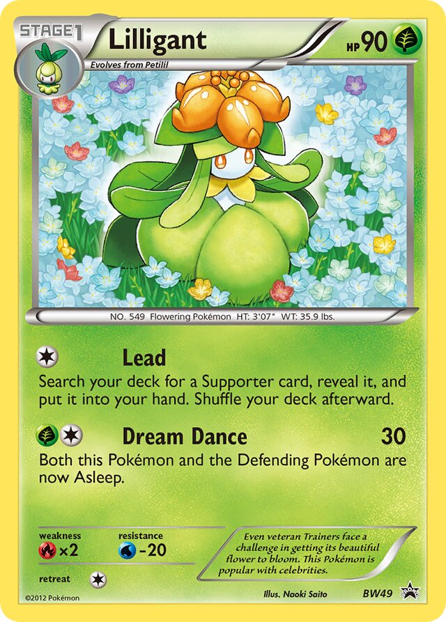 Lilligant BW Black Star Promos BW49 PROMO