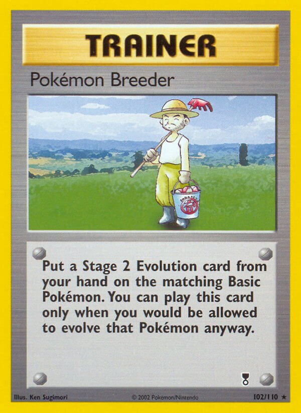 102/110 Pokémon Breeder LC Rare