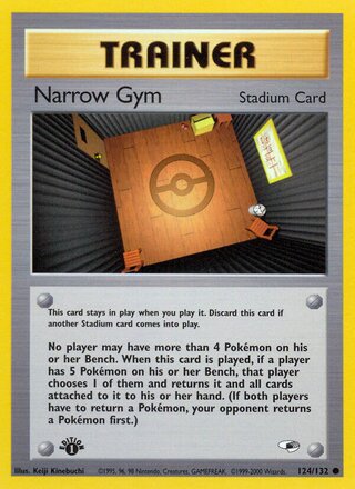 Narrow Gym (Gym Heroes 124/132)