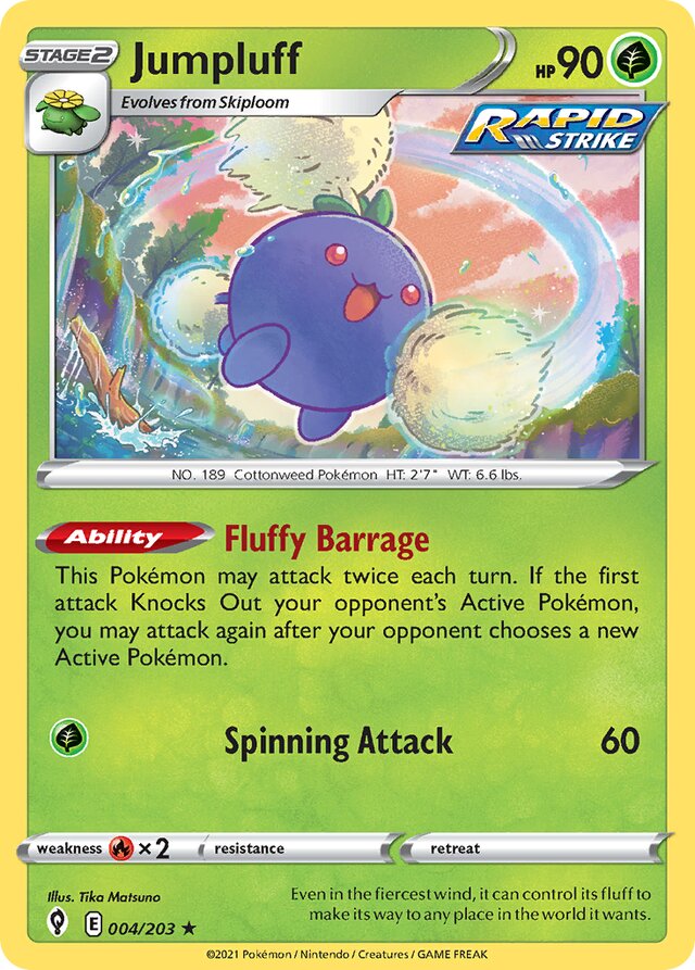 004/203 Jumpluff EVS Rare Holo
