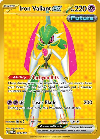 Iron Valiant ex (Paradox Rift 261/182)