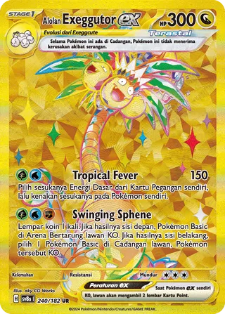 Alolan Exeggutor ex (Stellar Lightning 240/182)