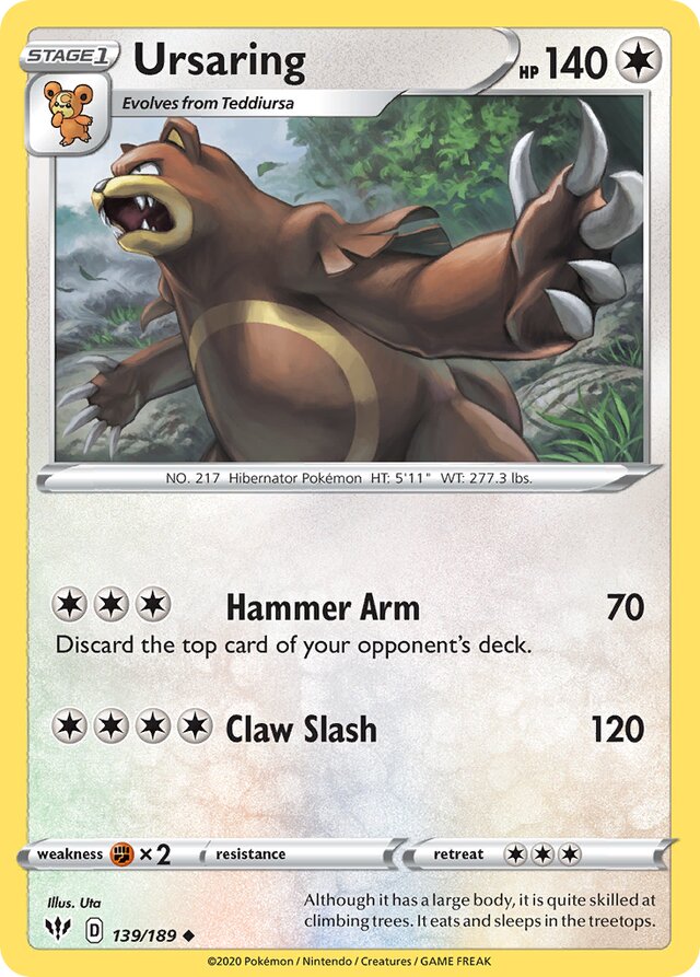 139/189 Ursaring DAA Uncommon