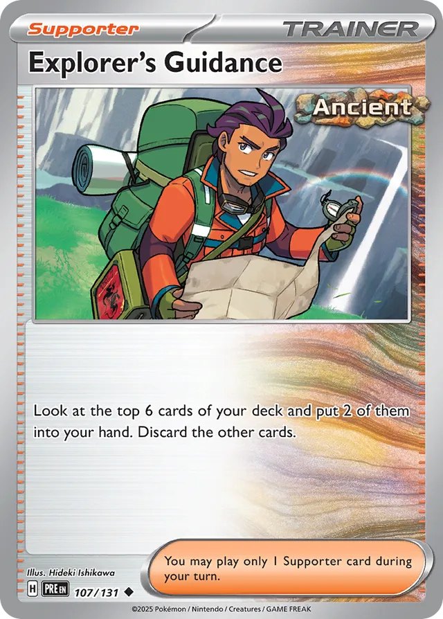Explorer's Guidance Prismatic Evolutions 107/131 Uncommon