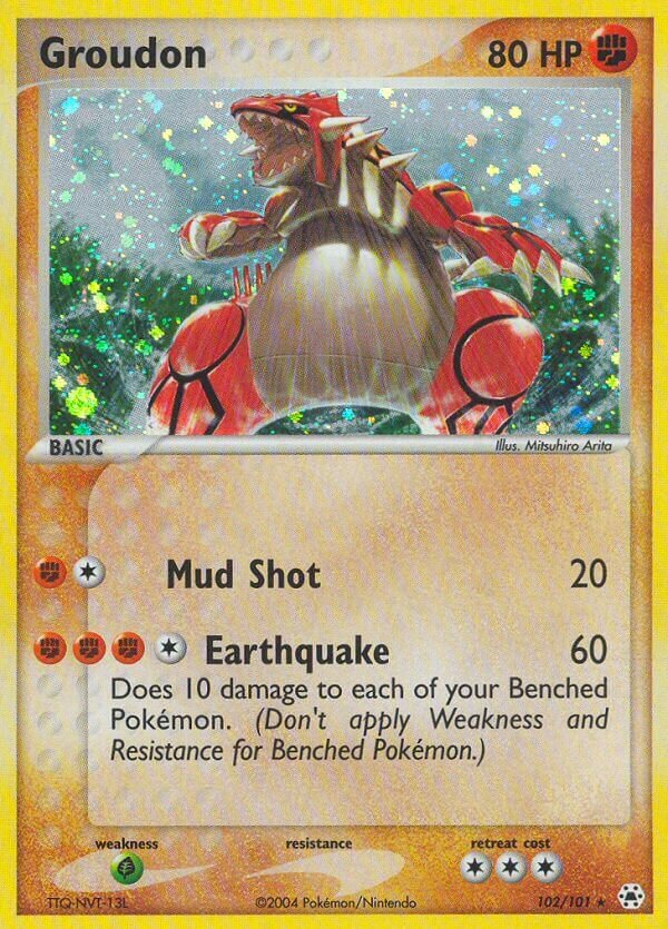 102/101 Groudon HL Rare Secret