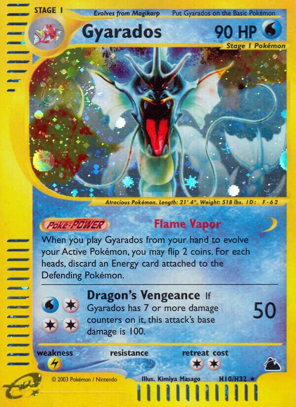 H10/H32 Gyarados SK Rare Holo