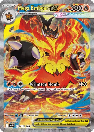 Mega Emboar ex (Void Blast 170/123)