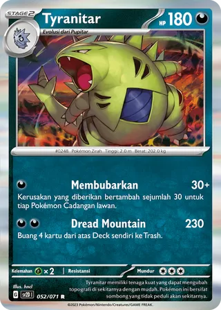 Tyranitar (Clay Burst 052/071)