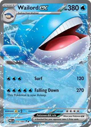 Wailord ex (Pitch Black 016/084)
