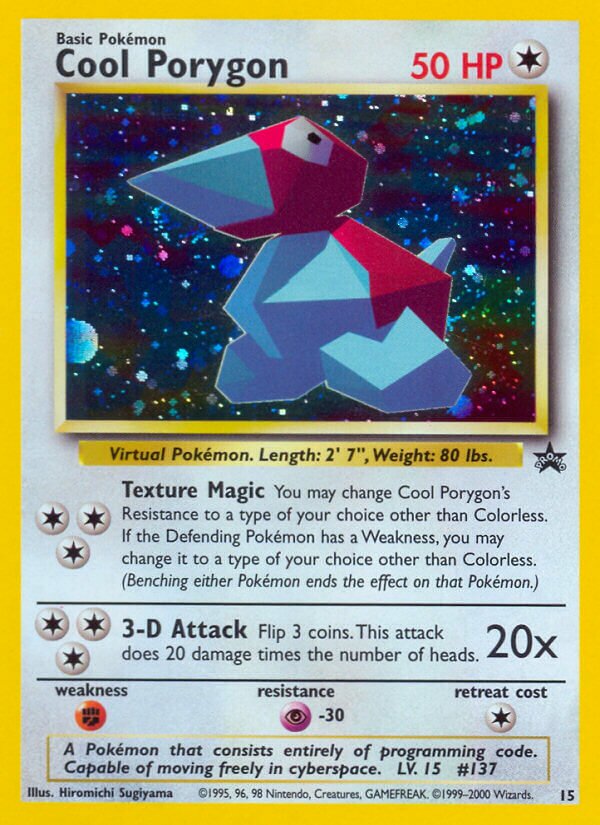 Cool Porygon Wizards Black Star Promos 15 PROMO