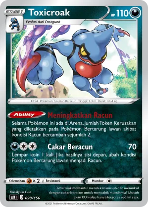 Toxicroak (Challenge V Starter Deck 090/156)