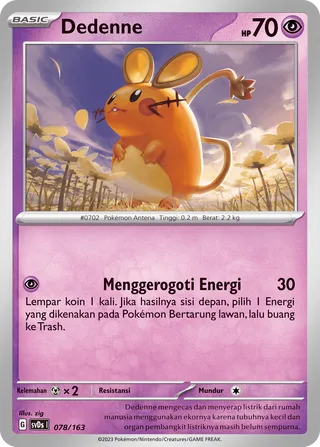 Dedenne (ex Compact Deck 078/163)