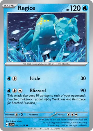 Regice (Journey Together 042/159)
