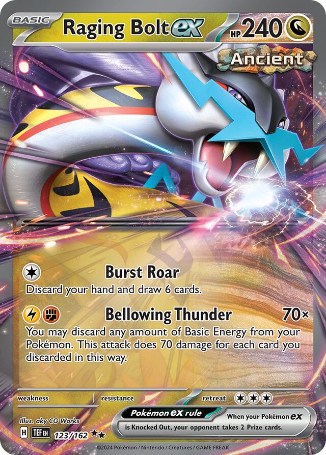 123/162 Raging Boltex TEF Double Rare
