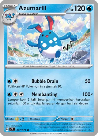 Azumarill (Snow Hazard 017/071)