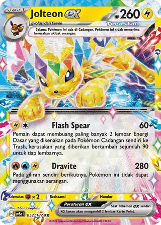 Jolteon ex (Terastal Festival ex 052/187)