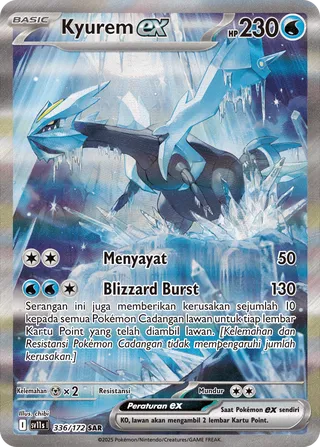 Kyurem ex (Black & White 336/172)