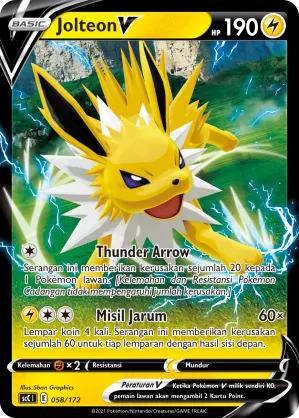 Jolteon V (Evolution V Starter Deck 058/172)
