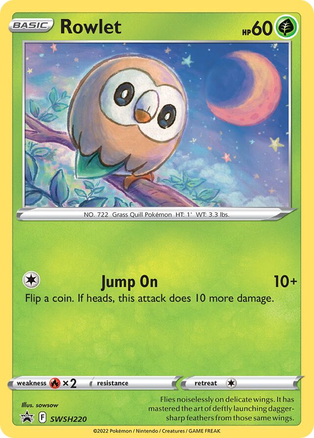 SWSH220 Rowlet [Mirror Holofoil] SSP PROMO