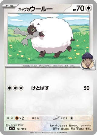 Hop's Wooloo (MEGA Dream ex 141/193)