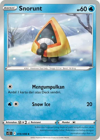 Snorunt (Paradigm Trigger 019/098)