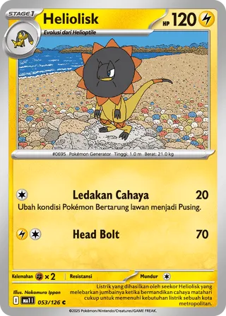 Heliolisk (Mega Evolution 053/126)