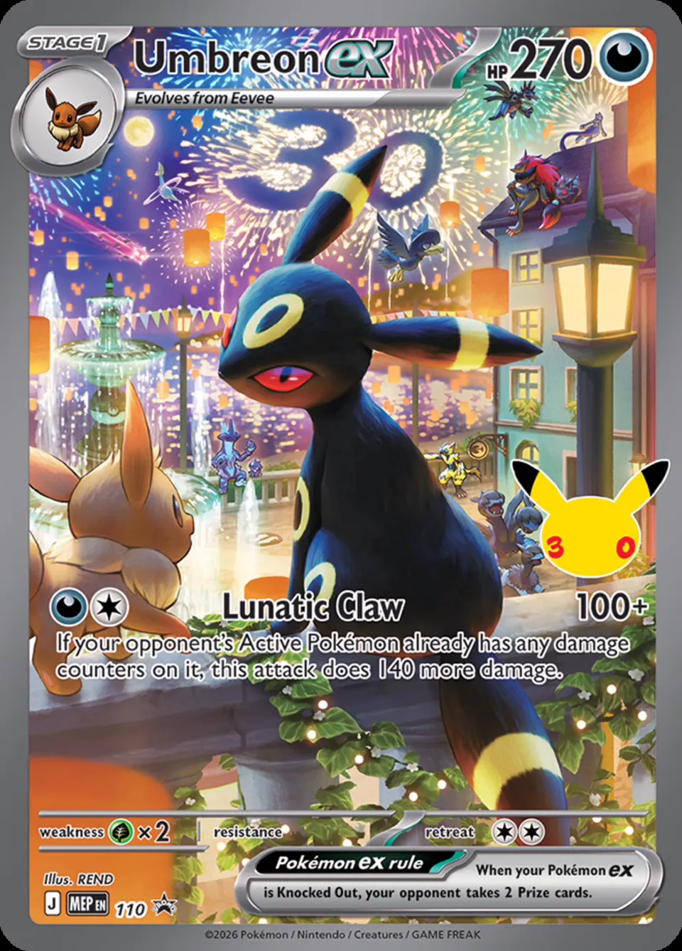 mega umbreon pokemon card Pokemon Sword & Shield Brilliant Stars Ultra Rare Umbreon VMAX TG23