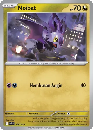 Noibat (Shiny Treasure ex 134/190)