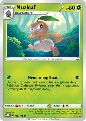 Nuzleaf (Lost Abyss 006/100)