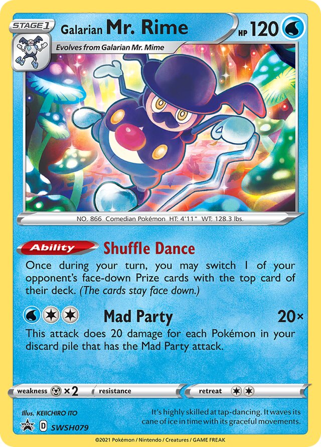 SWSH079 Galarian Mr. Rime SSP PROMO