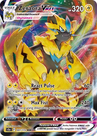Zeraora VMAX (VSTAR Universe 041/172)
