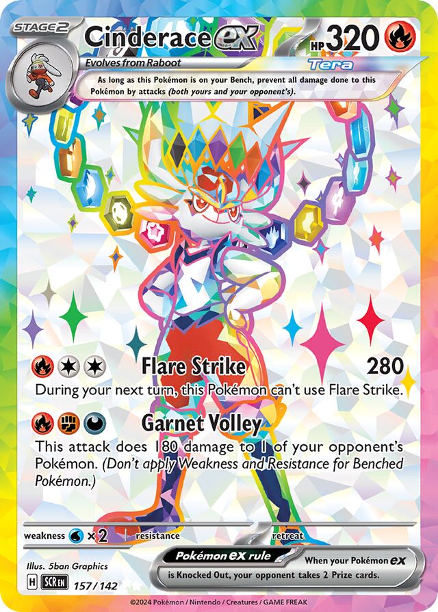 157/142 Cinderaceex SCR Ultra Rare