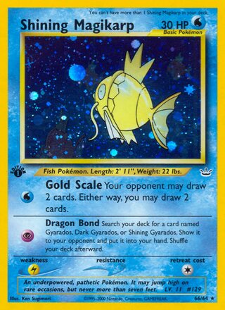 Shining Magikarp (Neo Revelation 66/64)