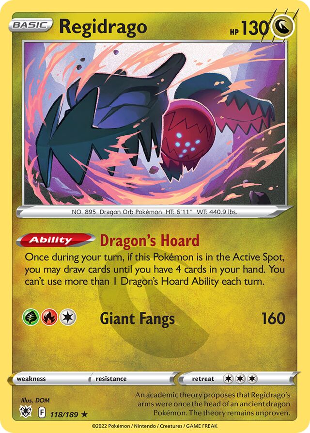 118/189 Regidrago ASR Rare