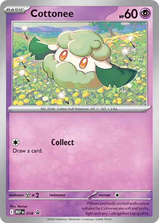 Cottonee (Mega Evolution Promos 018)