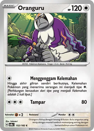 Oranguru (Stellar Lightning 152/182)