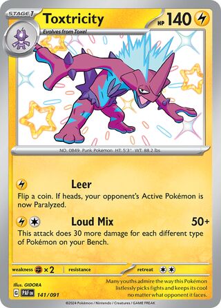 Toxtricity (Paldean Fates 141/091)
