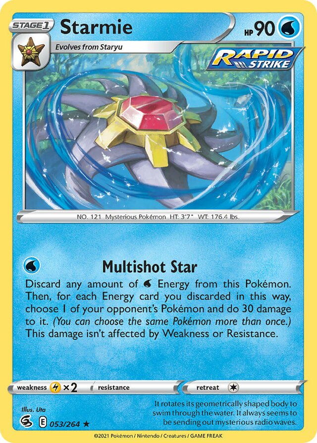 Starmie (Fusion Strike 053/264) (International TCG) – TCG Starmie (Fusion Strike 053/264) (International TCG) – TCG