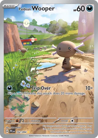 Paldean Wooper (Phantasmal Flames 102/094)