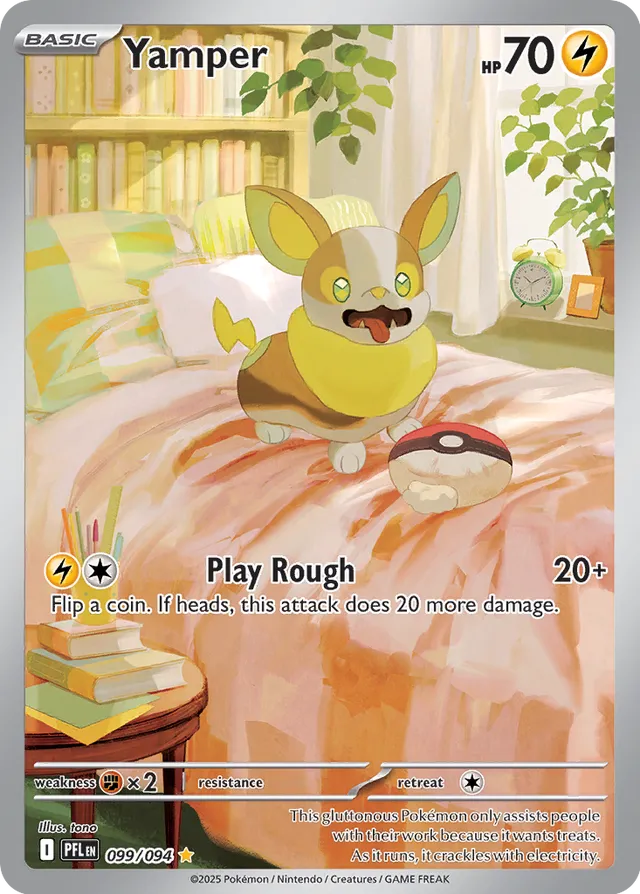 099/094 Yamper PFL Illustration Rare