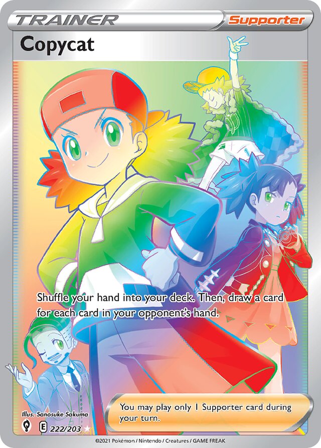 222/203 Copycat EVS Rare Rainbow