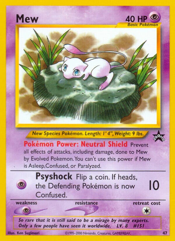 Mew Wizards Black Star Promos 47 PROMO