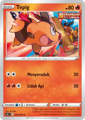 Tepig (Single Strike Master 010/070)